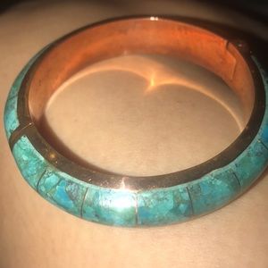 Copper bangle bracelet